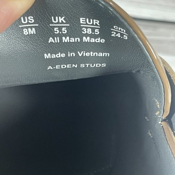 SARTO Women's Brown Patent Slip-On Loafers Women's Shoe Size‎ 8 - Picture 16 of 16